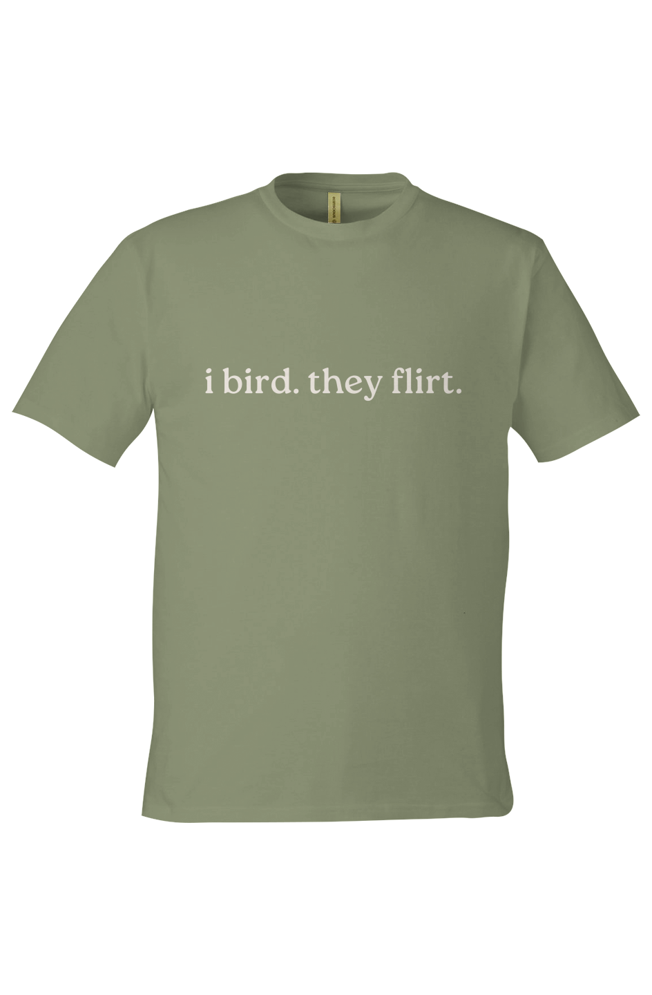 i bird they flirt cotton tee