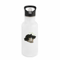 black trumpet water bottle - front_white